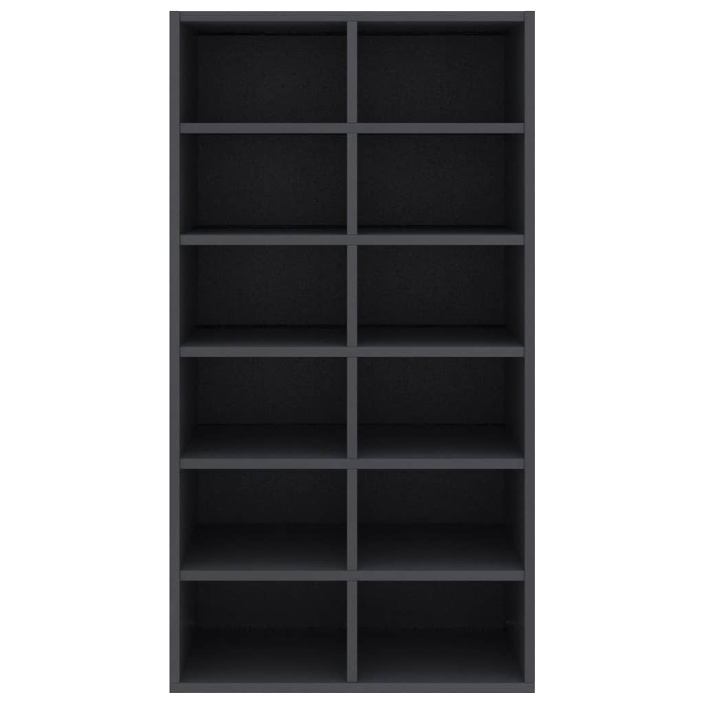 Skoställ Grå Skohylla 54x34x100,5 cm