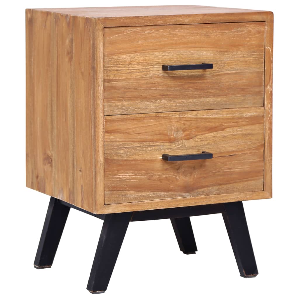 Sängbord 40x35x55 cm massiv teak