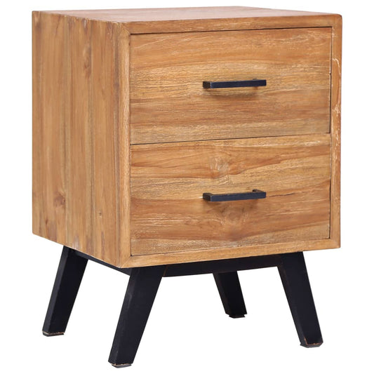 Sängbord 40x35x55 cm massiv teak