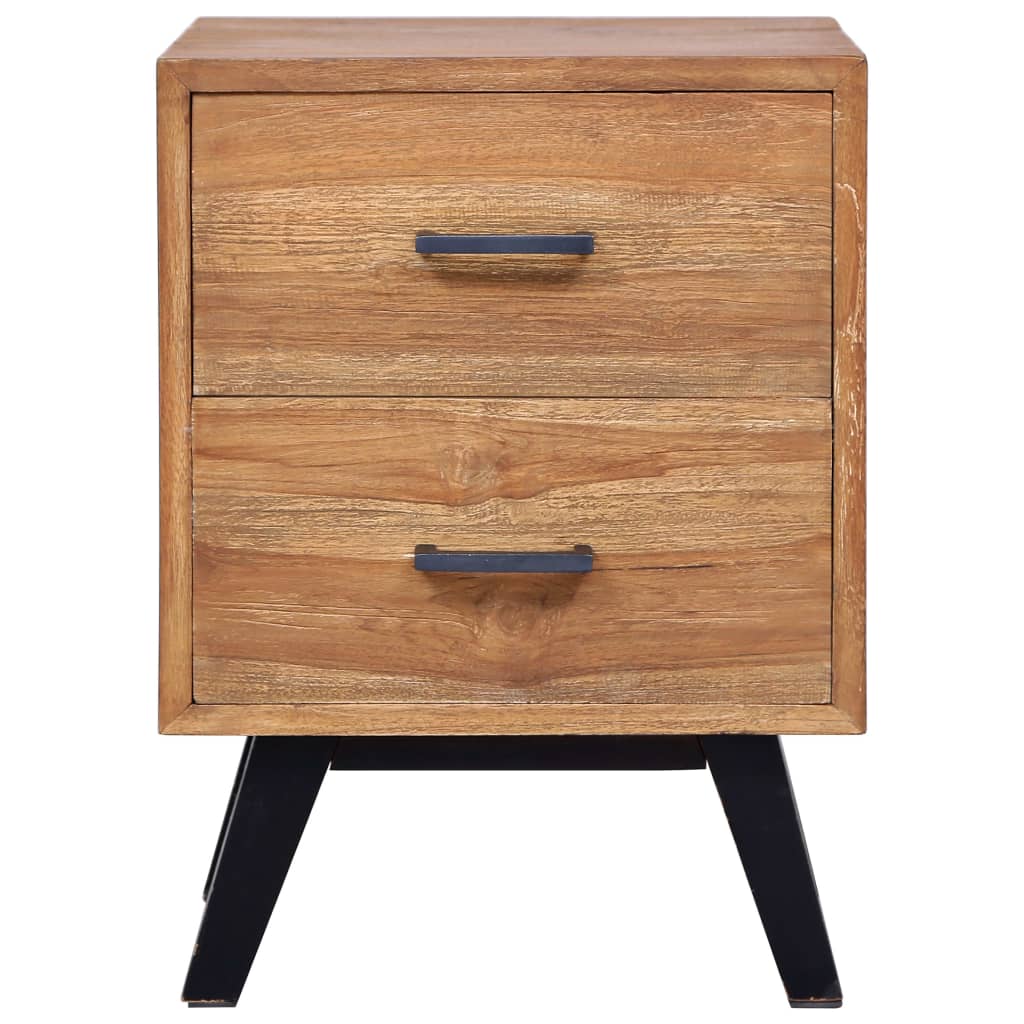 Sängbord 40x35x55 cm massiv teak