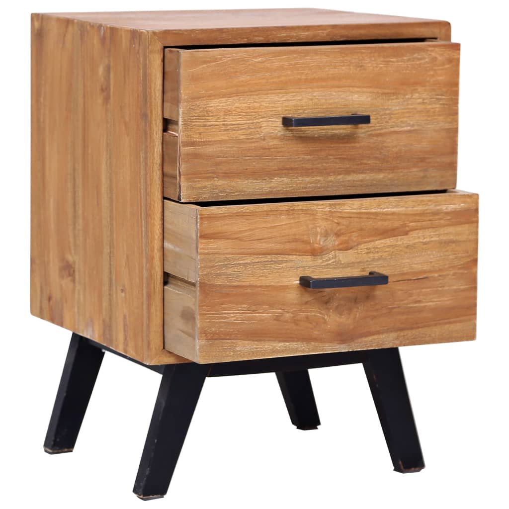 Sängbord 40x35x55 cm massiv teak