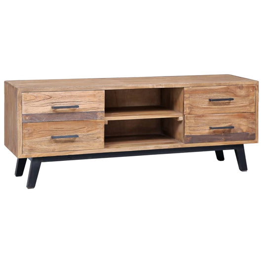 TV-bänk 120x30x45 cm massiv teak