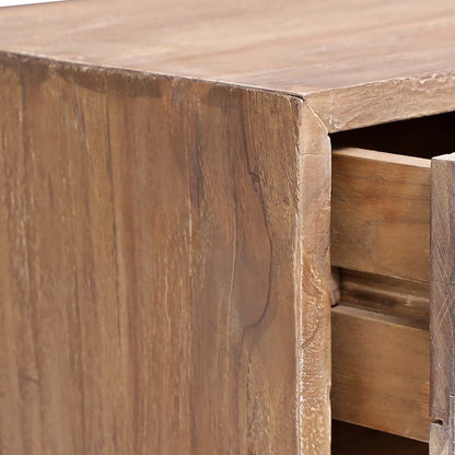 TV-bänk 120x30x45 cm massiv teak