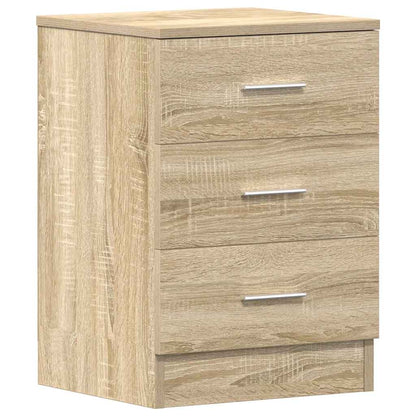 Sängbord 2 st sonoma ek 38x35x56 cm konstruerat trä