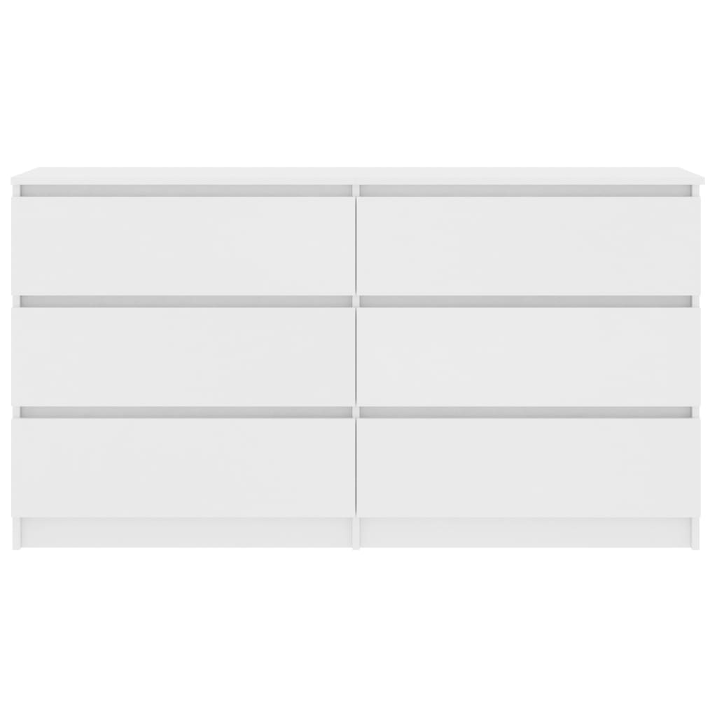 Skänk Vit 140x35x76 cm