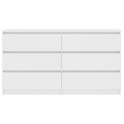 Skänk Vit 140x35x76 cm