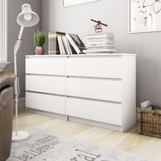 Skänk Vit 140x35x76 cm