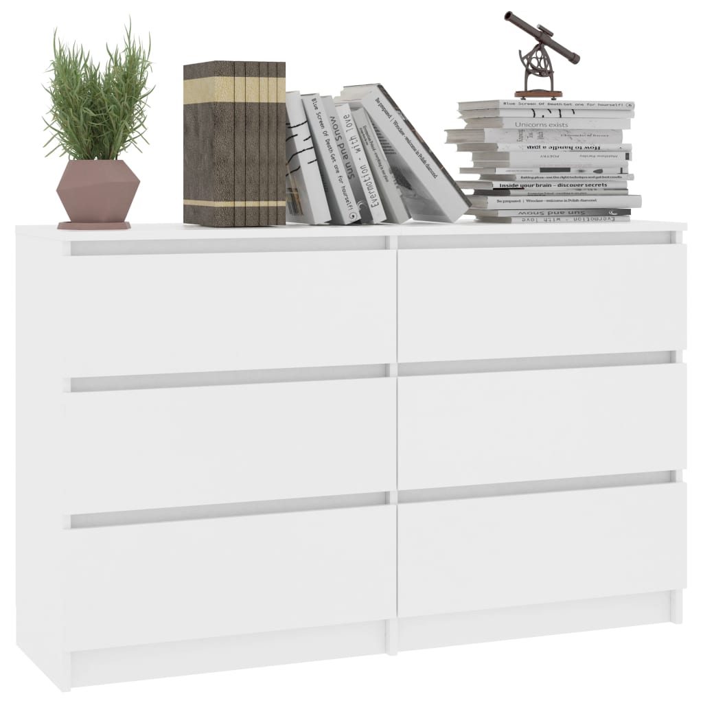 Skänk Vit 120x35x76 cm