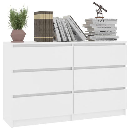 Skänk Vit 120x35x76 cm