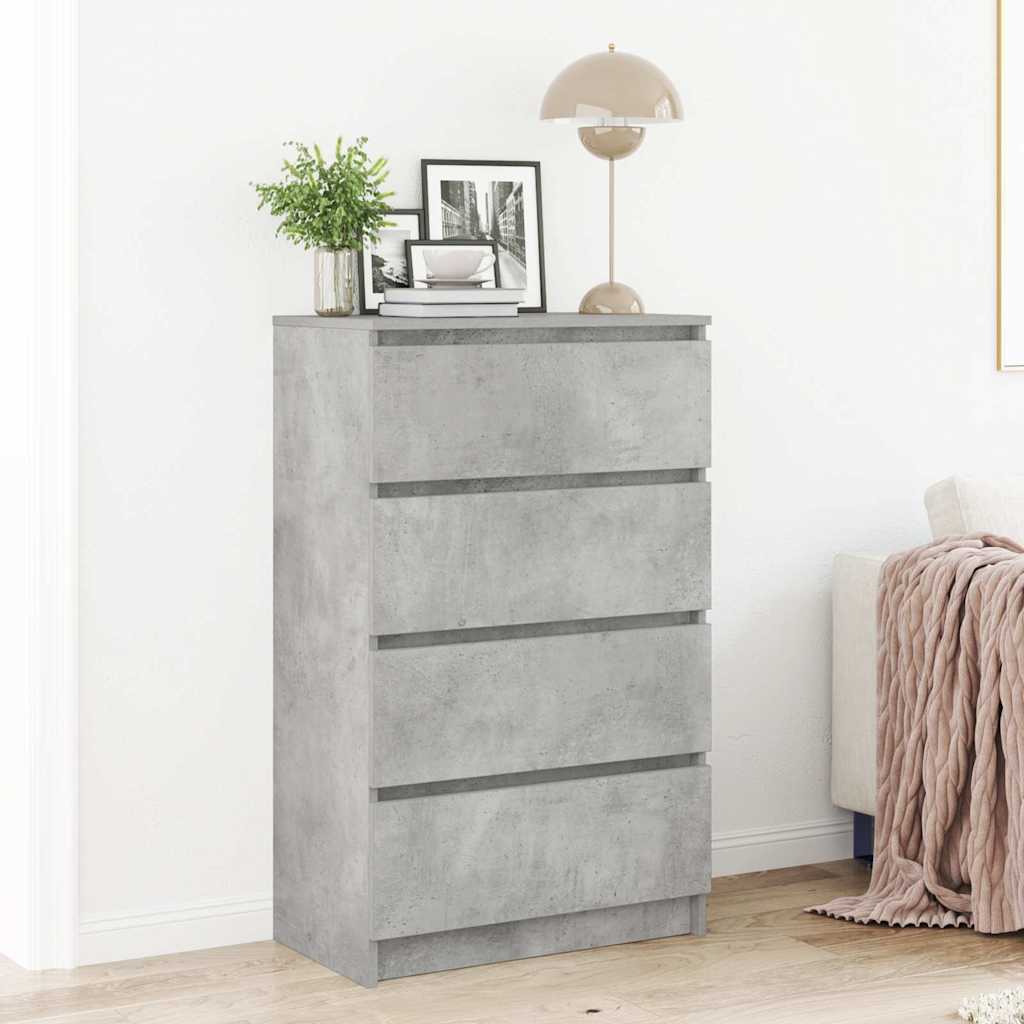 Byrå Betonggrå 60x35x98,5 cm