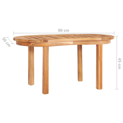 Soffbord Trä 90x50x45 cm massiv teak