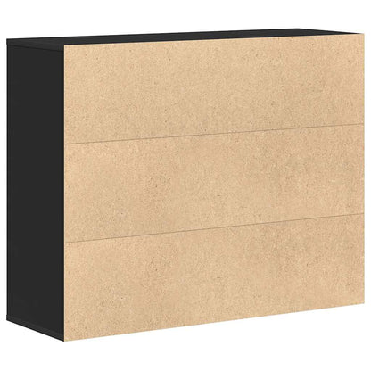 Skänk Svart 88x30x70 cm