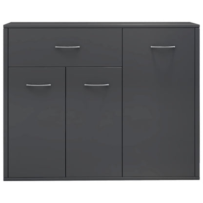 Skänk Högglans Grå 88x30x70 cm