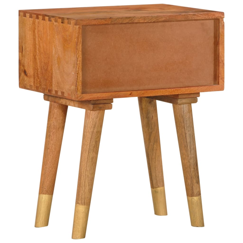 Sängbord 43x30x58 cm massivt mangoträ