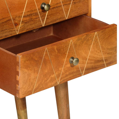 Skänk Trä 85x40x70 cm massivt mangoträ