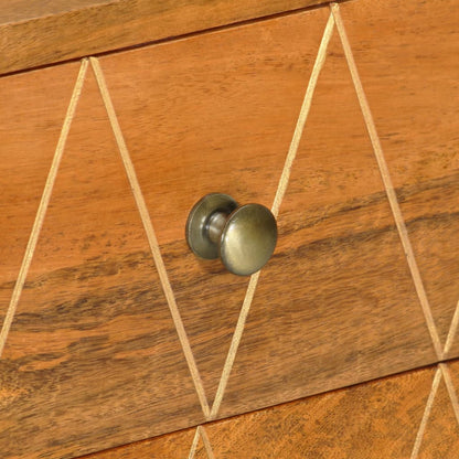 Skänk Trä 85x40x70 cm massivt mangoträ