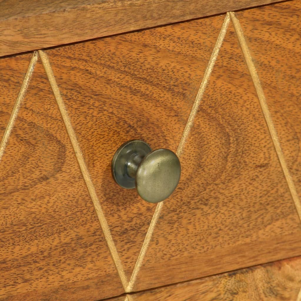 TV-Möbel Trä TV-Bänk 85x35x47 cm massivt mangoträ