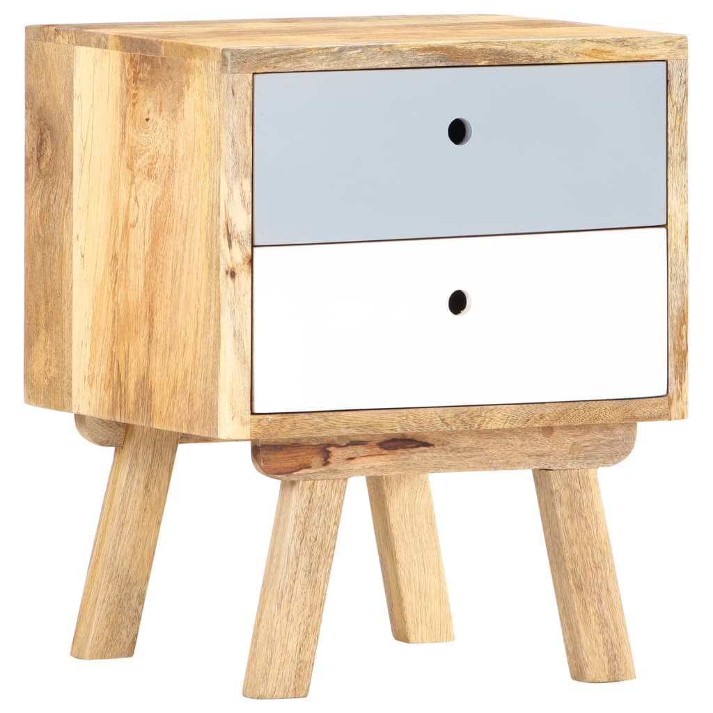 Sängbord 40x35x50 cm massivt mangoträ