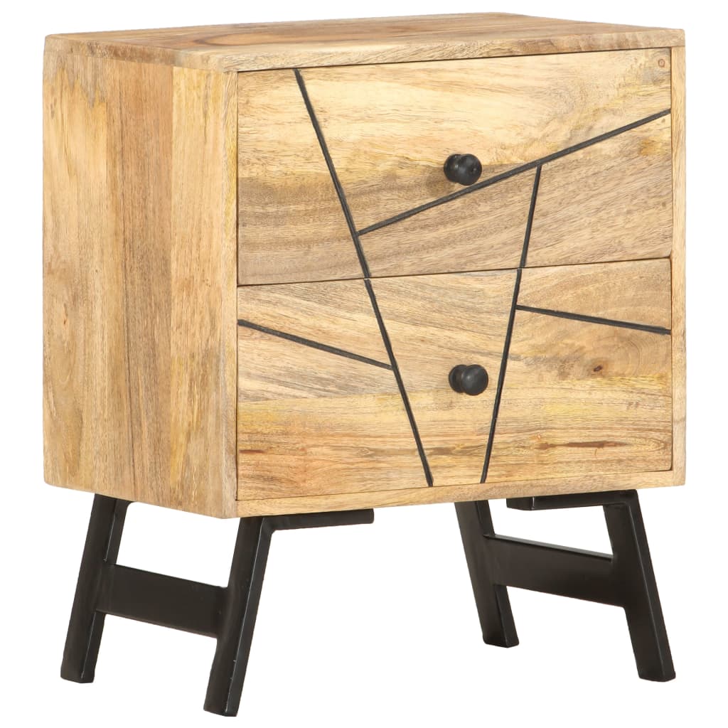 Sängbord 40x30x50 cm massivt mangoträ