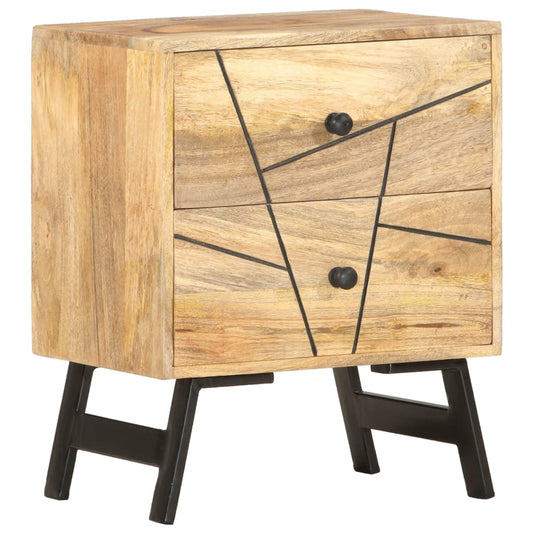 Sängbord 40x30x50 cm massivt mangoträ