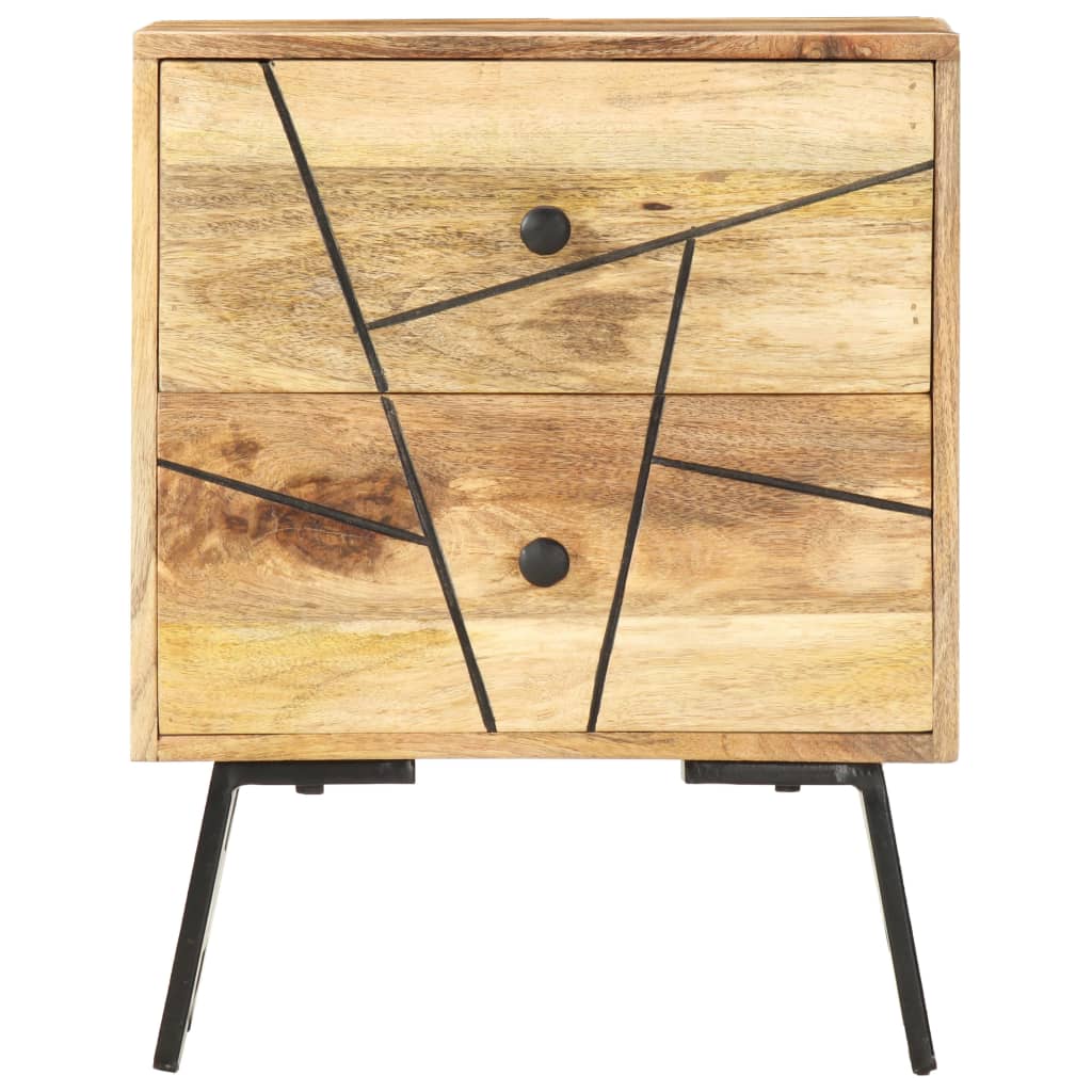 Sängbord 40x30x50 cm massivt mangoträ