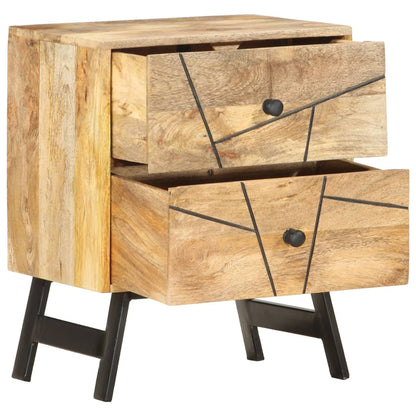 Sängbord 40x30x50 cm massivt mangoträ