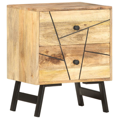 Sängbord 40x30x50 cm massivt mangoträ