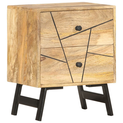 Sängbord 40x30x50 cm massivt mangoträ