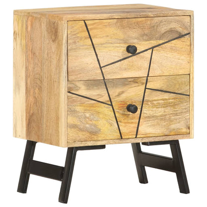 Sängbord 40x30x50 cm massivt mangoträ