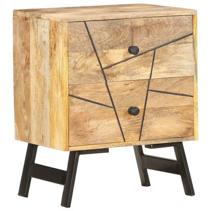 Sängbord 40x30x50 cm massivt mangoträ
