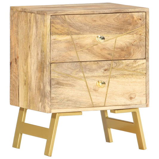 Sängbord 40x30x50 cm massivt mangoträ