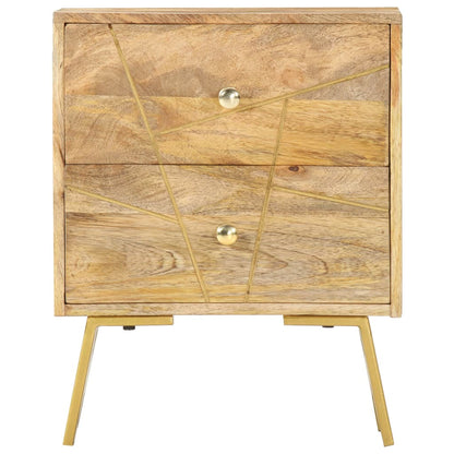 Sängbord 40x30x50 cm massivt mangoträ