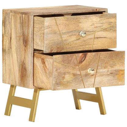 Sängbord 40x30x50 cm massivt mangoträ