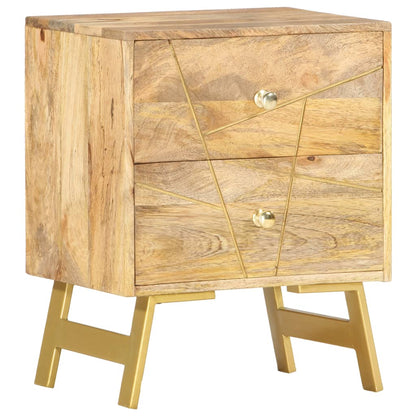 Sängbord 40x30x50 cm massivt mangoträ