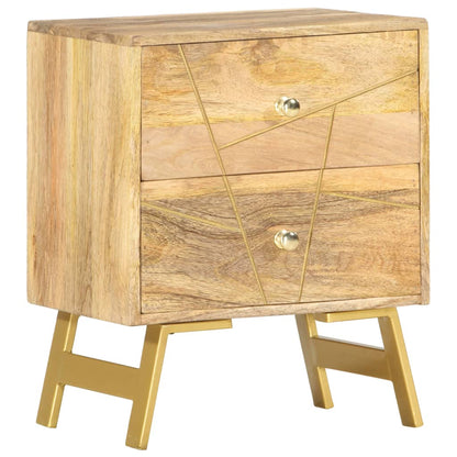 Sängbord 40x30x50 cm massivt mangoträ