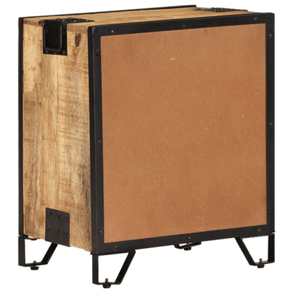 Sängbord Nattduksbord Trä 43x30x51cm massivt robust mangoträ