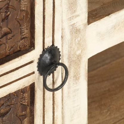 TV-Möbel Trä TV-Bänk 130x30x36 cm massivt mangoträ