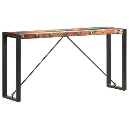 Avlastningsbord Konsollbord Trä 150x35x76 cm massivt återvunnet trä