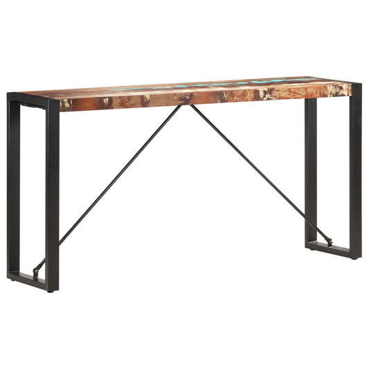 Avlastningsbord Konsollbord Trä 150x35x76 cm massivt återvunnet trä