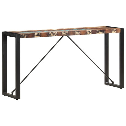 Avlastningsbord Konsollbord Trä 150x35x76 cm massivt återvunnet trä