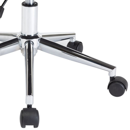 Matstol Gräddvit Snurrbar böjträ och konstläder