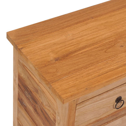 Skänk Trä 78x35x80 cm massiv teak