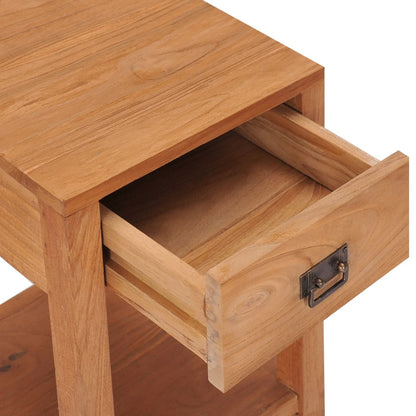Sängbord Nattduksbord Trä 35x35x50 cm massiv teak
