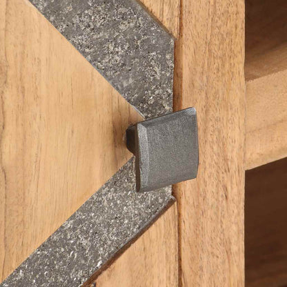 Soffbord Trä 90x45x40 cm massivt akaciaträ