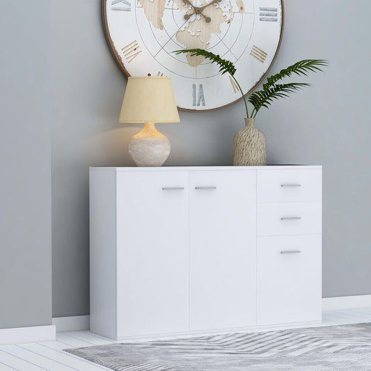 Skänk Vit 105x30x75 cm