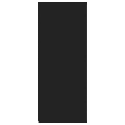 Skänk Svart 105x30x75 cm