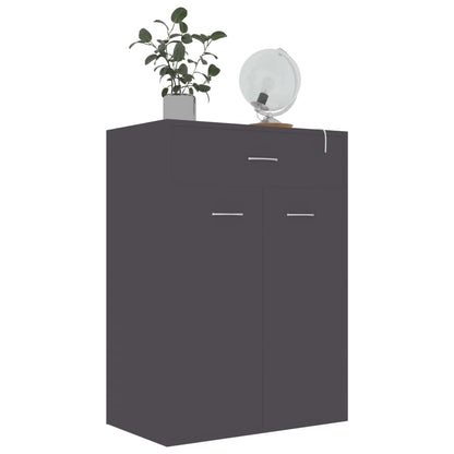 Skoställ Grå Skoskåp 60x35x84 cm