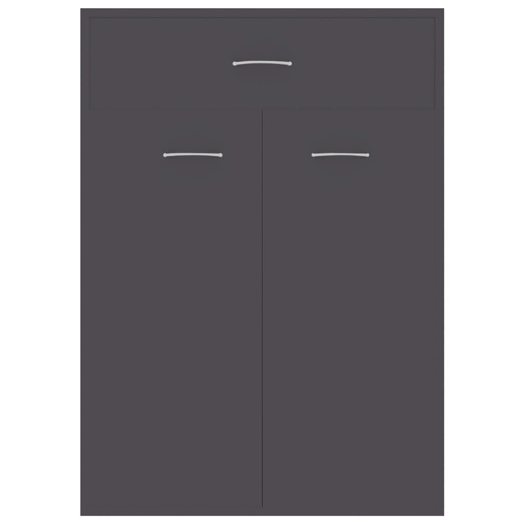 Skoställ Grå Skoskåp 60x35x84 cm