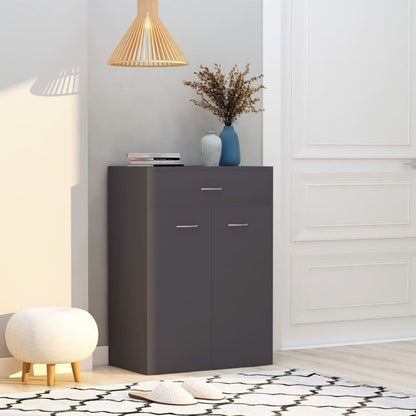 Skoställ Grå Skoskåp 60x35x84 cm