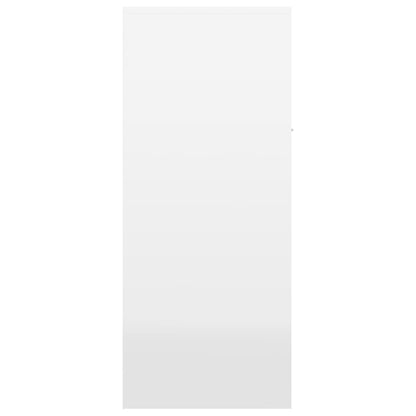 Skoställ Högglans Vit Skoskåp 60x35x84 cm